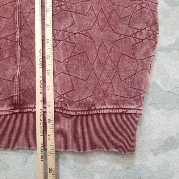 RVCA Jacket Womens Small Red Full Zip Bomber - Picture 9 of 11